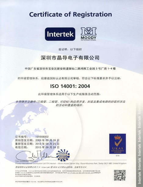 ISO 14001：2004